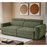 Fabric 3 Seater Sofa Bed Electric Recliner - Dakota