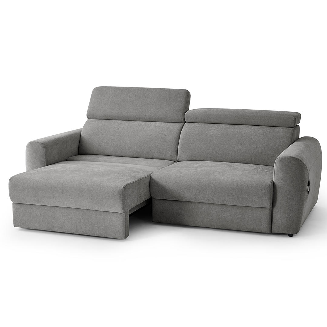 Fabric 3 Seater Sofa Bed Electric Recliner - Dakota
