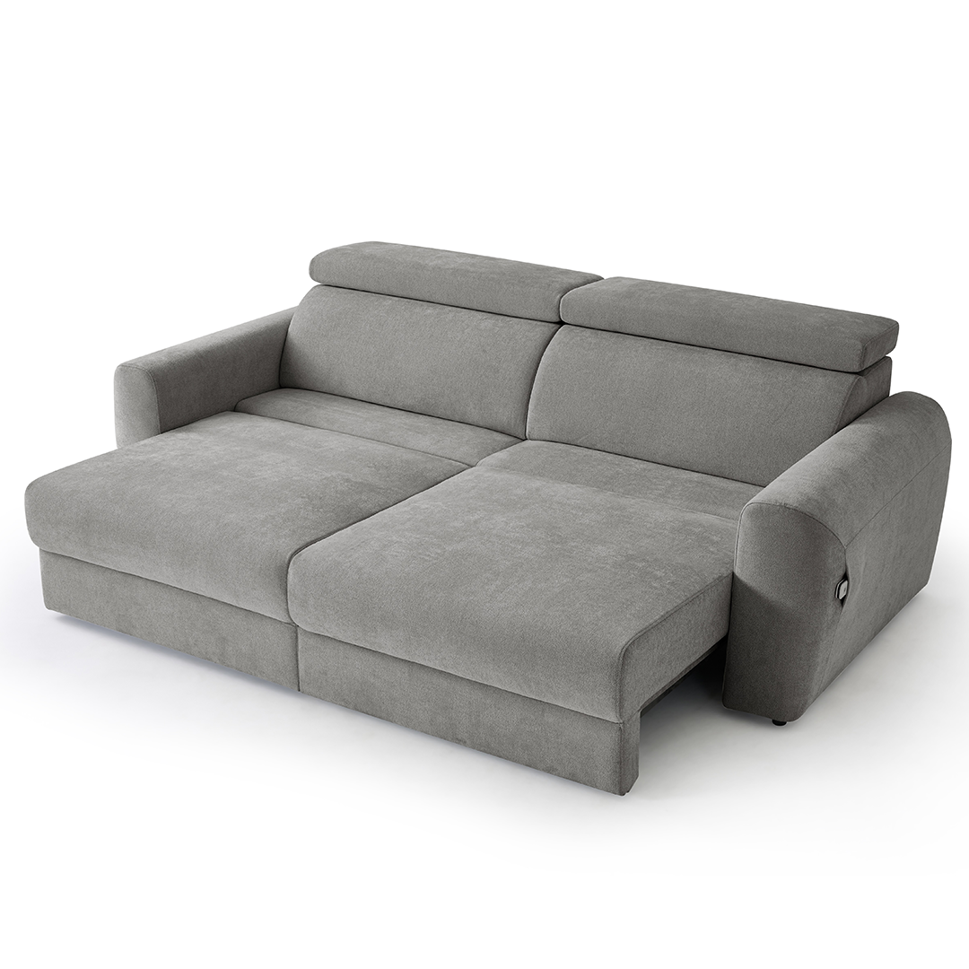 Fabric 3 Seater Sofa Bed Electric Recliner - Dakota