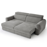Fabric 3 Seater Sofa Bed Electric Recliner - Dakota