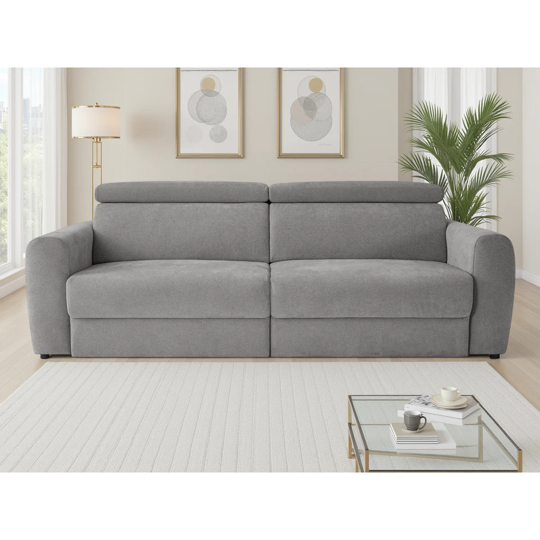 Fabric 3 Seater Sofa Bed Electric Recliner - Dakota