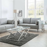 Fabric 3 Seater Sofa With Black Metal Legs - Rohe