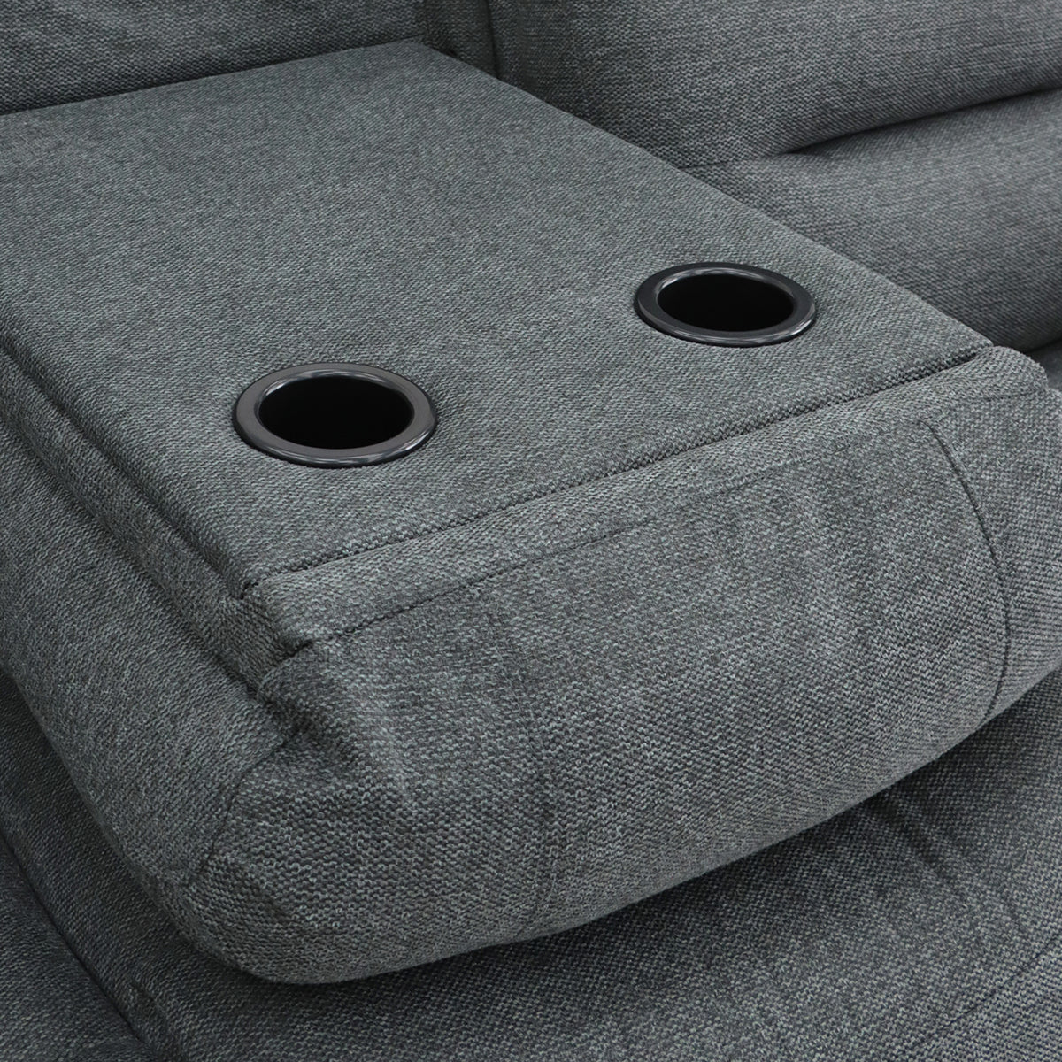 Fabric 3 Seater Sofa Electric Recliner - Alva