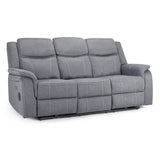 Fabric 3 Seater Sofa Electric Recliner - Galaxy Tech