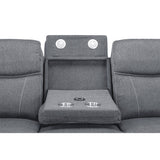 Fabric 3 Seater Sofa Electric Recliner - Galaxy Tech
