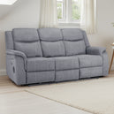 Fabric 3 Seater Sofa Electric Recliner - Galaxy Tech
