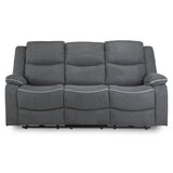 Fabric 3 Seater Sofa Electric Recliner - Harald