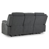 Fabric 3 Seater Sofa Electric Recliner - Harald