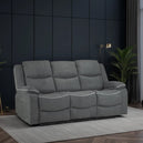 Fabric 3 Seater Sofa Electric Recliner - Harald