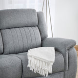 Fabric 3 Seater Sofa Electric Recliner - Linden