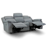 Fabric 3 Seater Sofa Electric Recliner - Linden