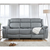 Fabric 3 Seater Sofa Electric Recliner - Linden
