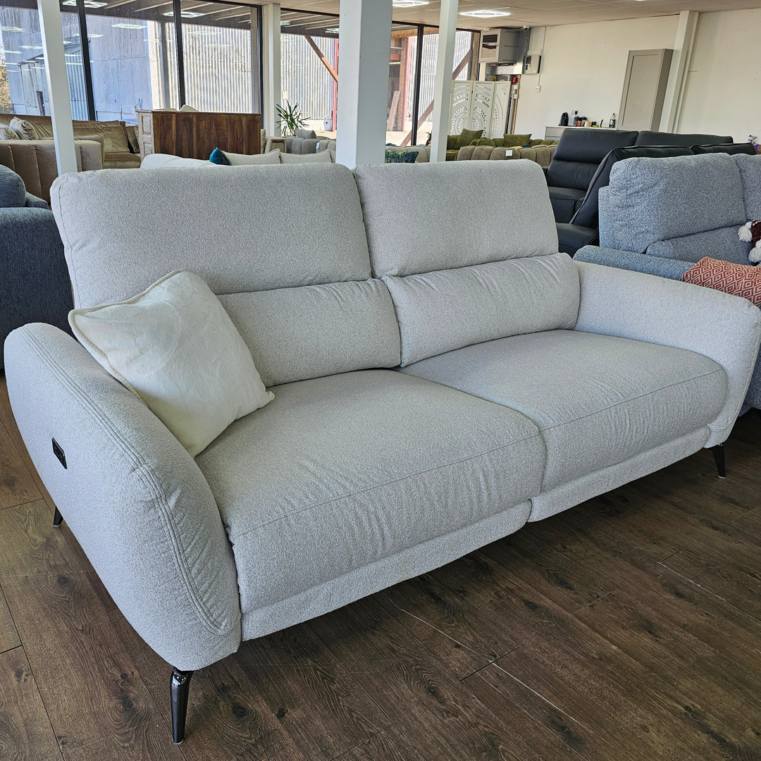 Fabric 3 Seater Sofa Electric Recliner - Sorrento