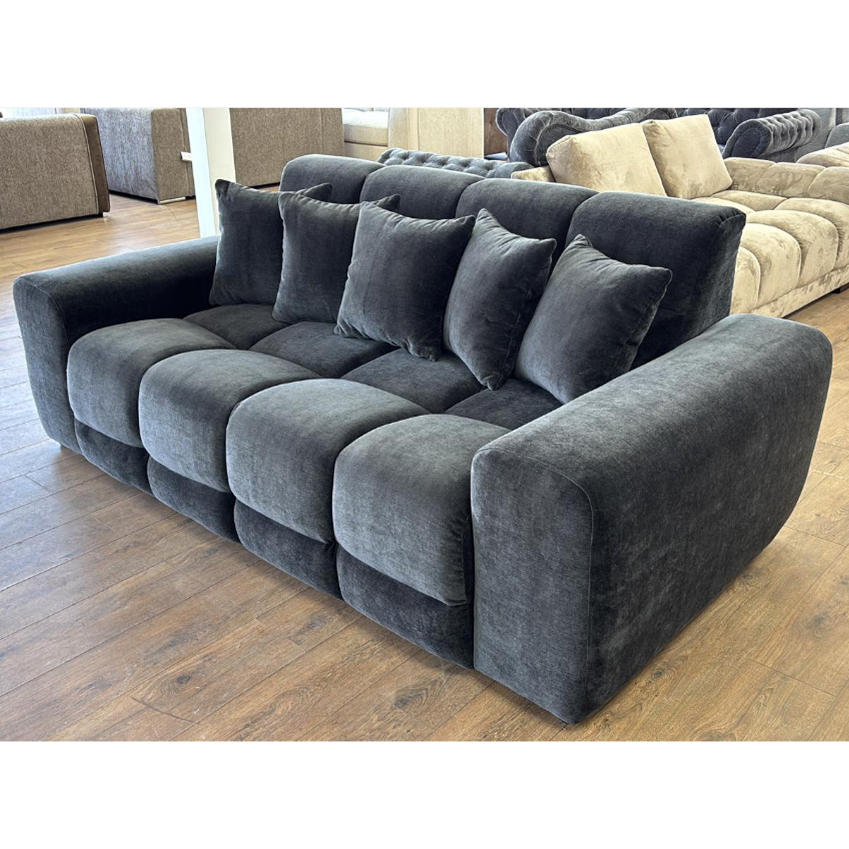Fabric 3 Seater Sofa - Jacob