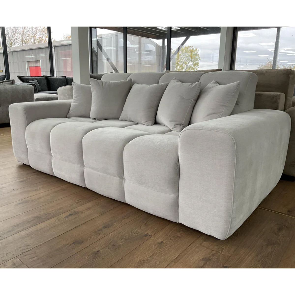 Fabric 3 Seater Sofa - Jacob