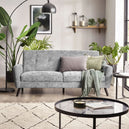 Fabric 3 Seater Sofa - Monza