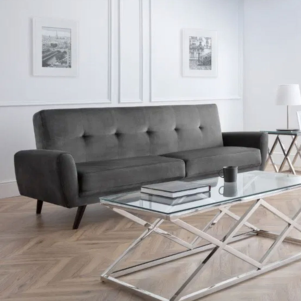 Fabric 3 Seater Sofa - Monza