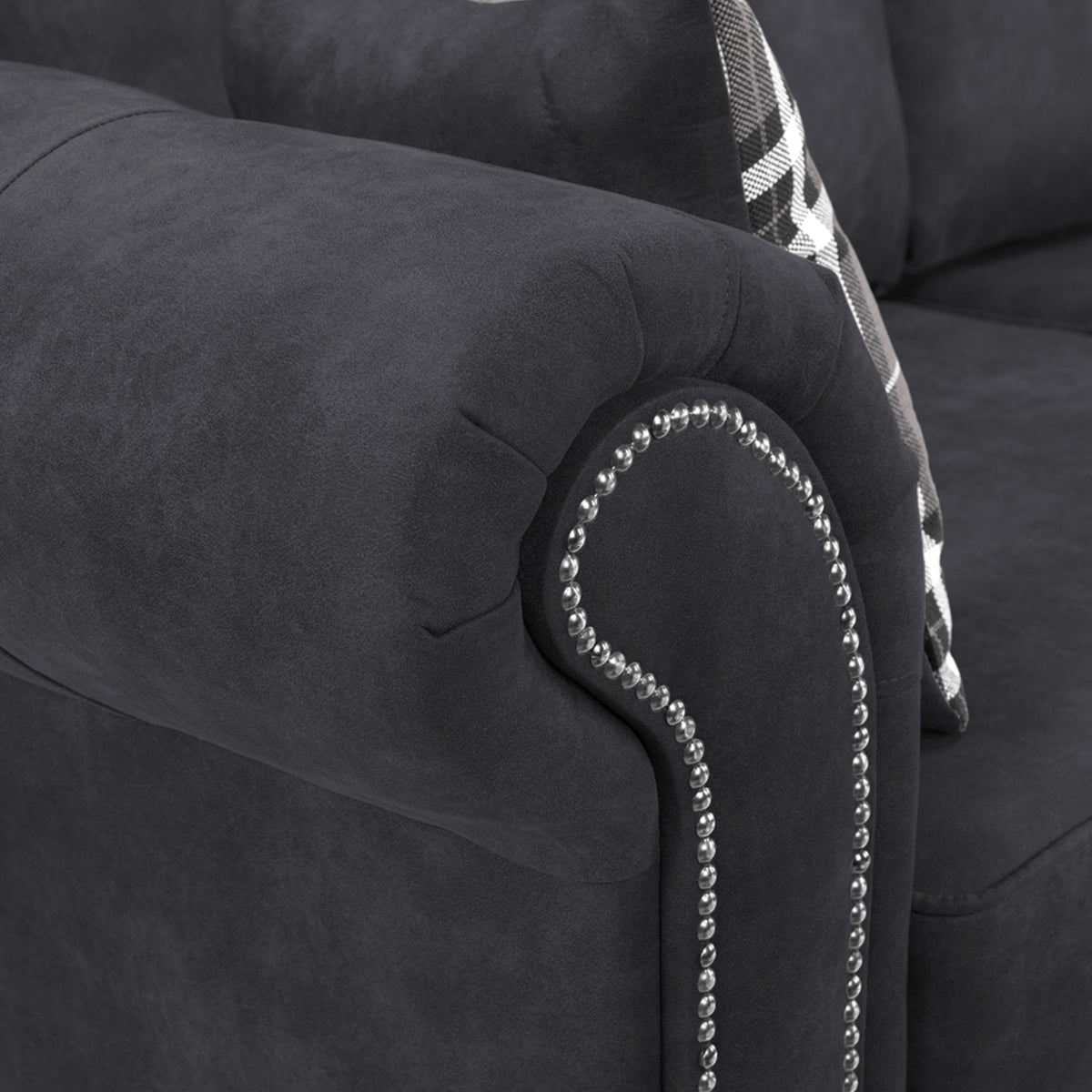 Fabric 3 Seater Sofa - Oakland