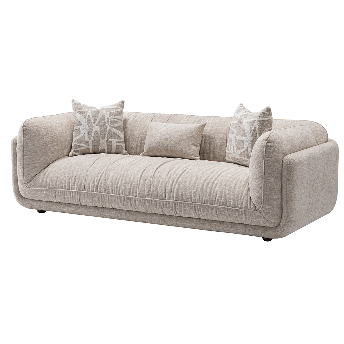 Fabric 3 Seater Sofa - Oxford