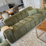Fabric 3 Seater Sofa - Paris