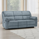 Fabric 3 Seater Sofa Recliner - Elio