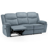 Fabric 3 Seater Sofa Recliner - Myra