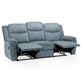 Fabric 3 Seater Sofa Recliner - Myra