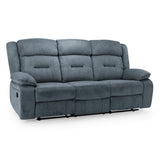 Fabric 3 Seater Sofa Recliner - Novie