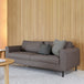 Fabric 3 Seater Sofa Set With Matt Black Steel Legs - Omaha