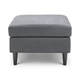 Fabric 3 Seater Sofa With Ottoman - Marant