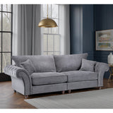 Fabric 4 Seater Sofa Fullback - Windsor