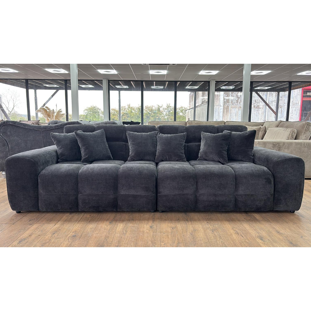 Fabric 4 Seater Sofa - Jacob