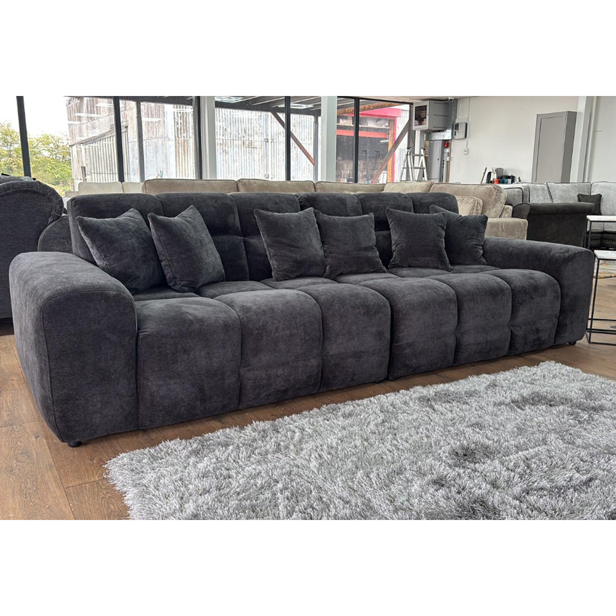 Fabric 4 Seater Sofa - Jacob