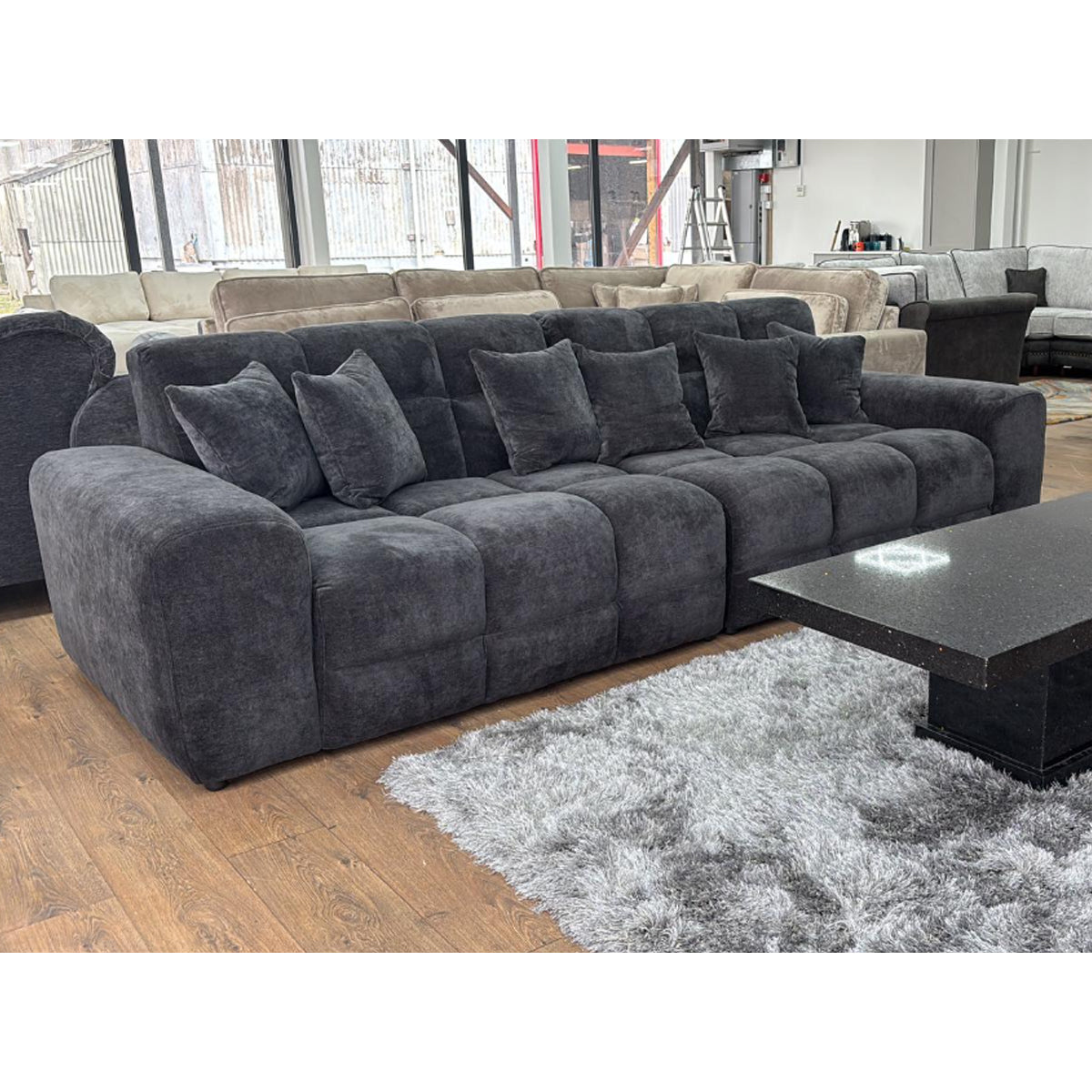 Fabric 4 Seater Sofa - Jacob