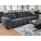 Fabric 4 Seater Sofa - Jacob