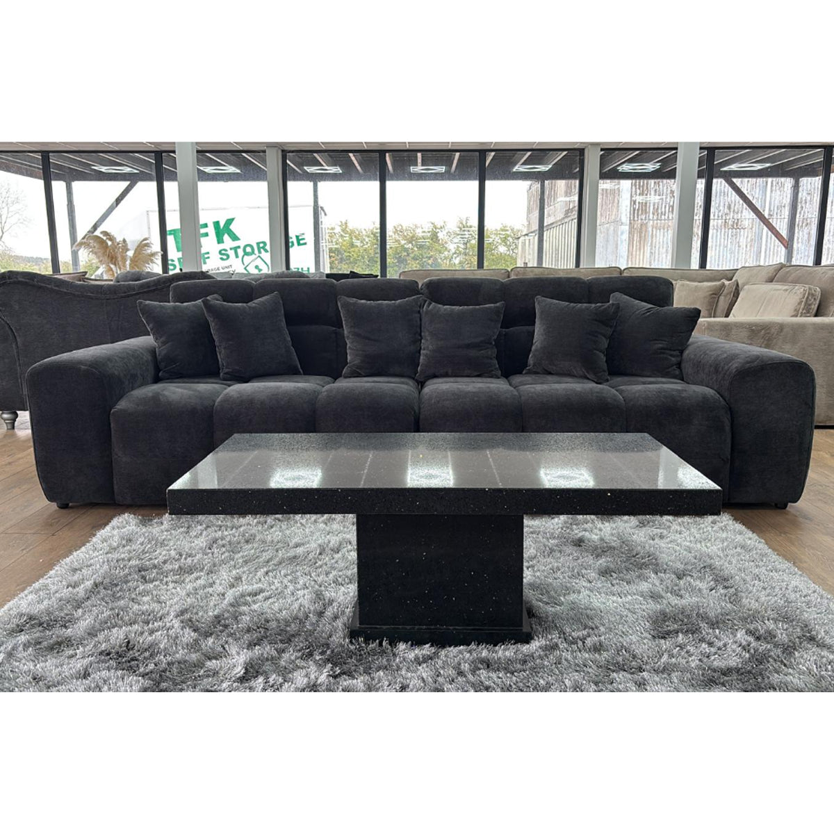 Fabric 4 Seater Sofa - Jacob