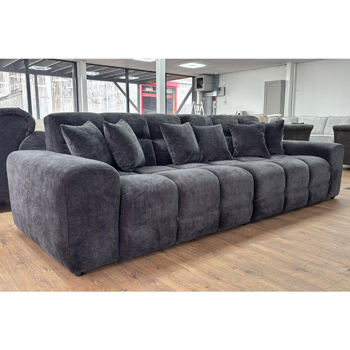 Fabric 4 Seater Sofa - Jacob