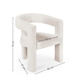 Fabric Accent Chair - Elara