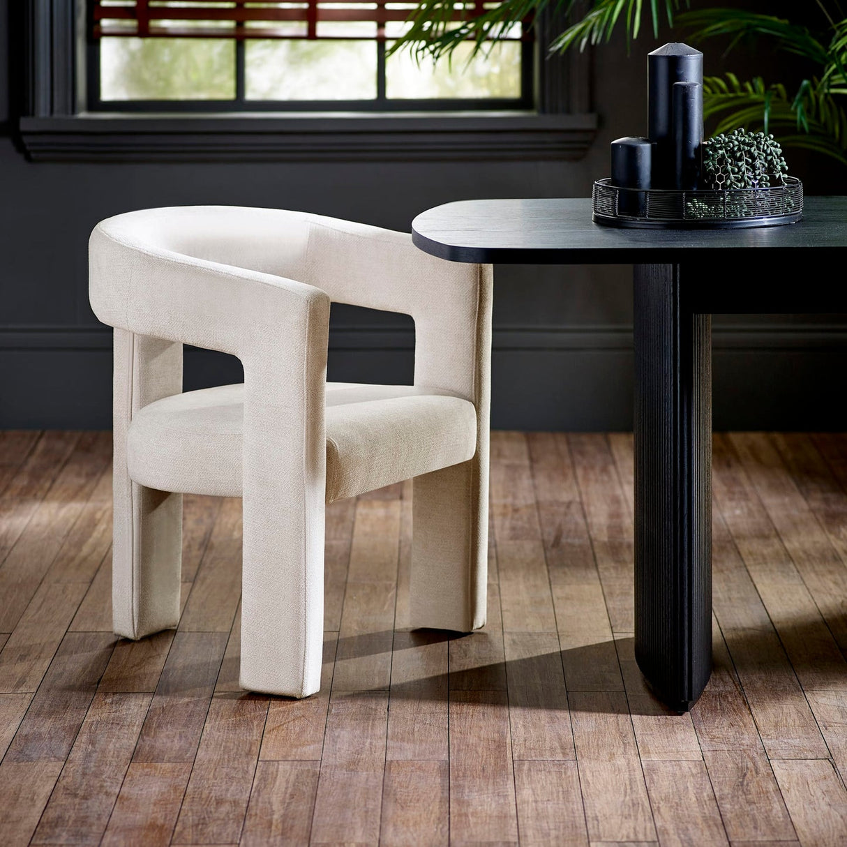 Fabric Accent Chair - Elara