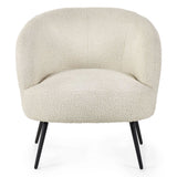 Fabric Accent Chair With Black Legs - Gigi