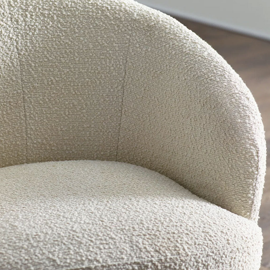 Fabric Accent Chair With Black Legs - Gigi