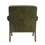 Fabric Accent Chair With Walnut Frame - Ember