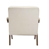 Fabric Accent Chair With Walnut Frame - Ember