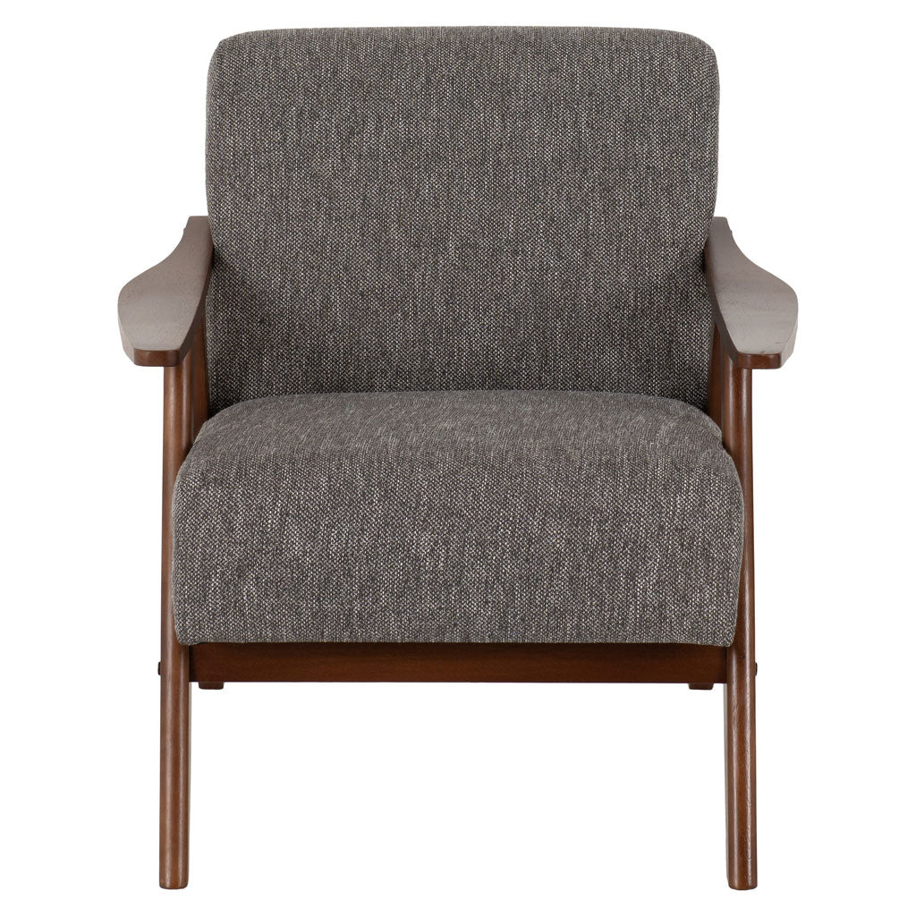Fabric Accent Chair With Wooden Frame - Kendra