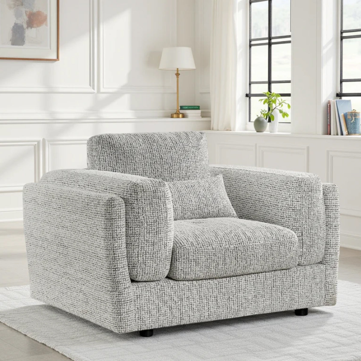 Fabric Armchair - Bari