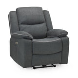 Fabric Armchair Electric Recliner - Harald