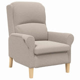 Fabric Armchair With Wooden Legs - Vantage Home