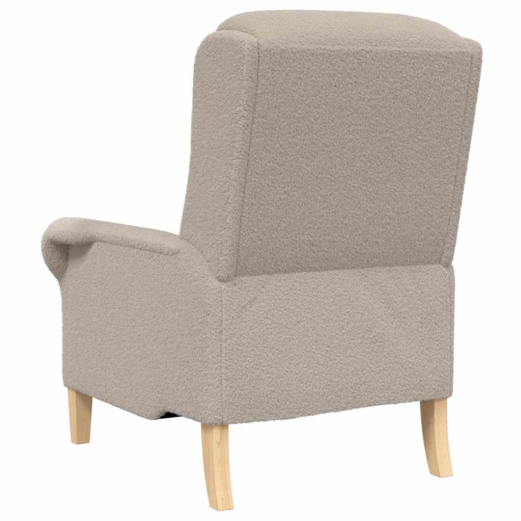 Fabric Armchair With Wooden Legs - Vantage Home