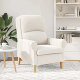Fabric Armchair With Wooden Legs - Vantage Home
