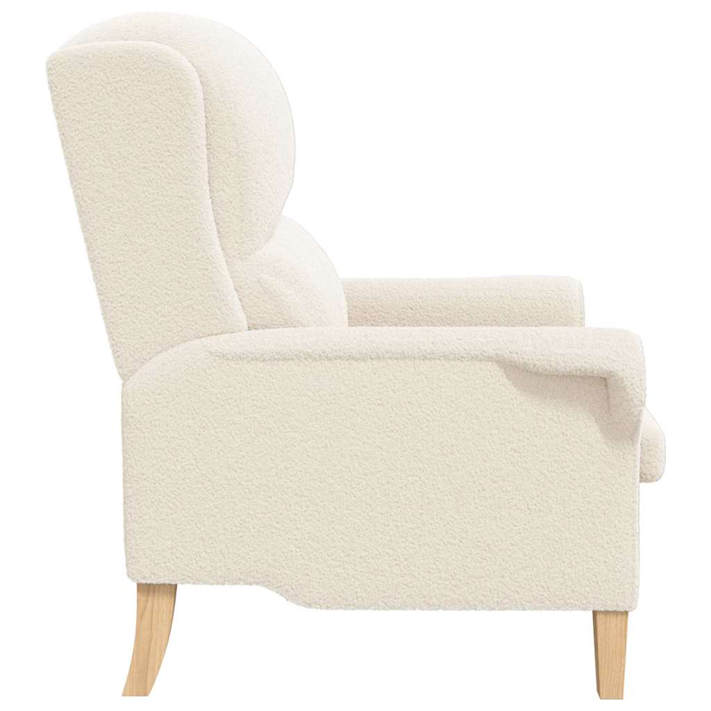 Fabric Armchair With Wooden Legs - Vantage Home
